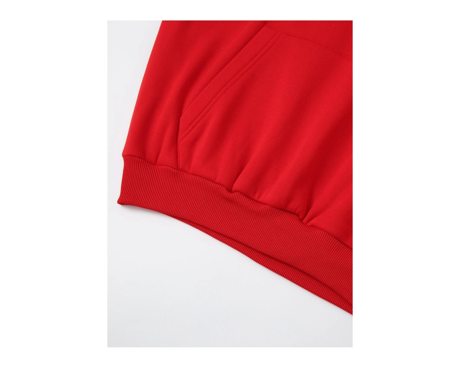 Unisex Kadın/Erkek Katı İpli Kapüşonlu Üst