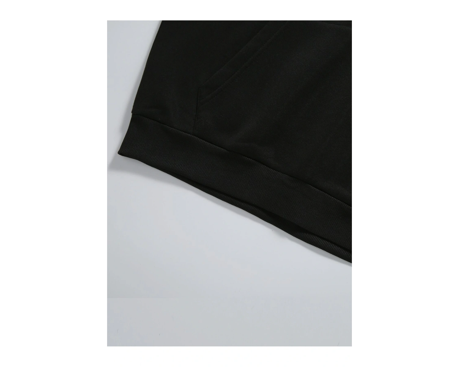 Unisex Kadın/Erkek Katı İpli Kapüşonlu Üst