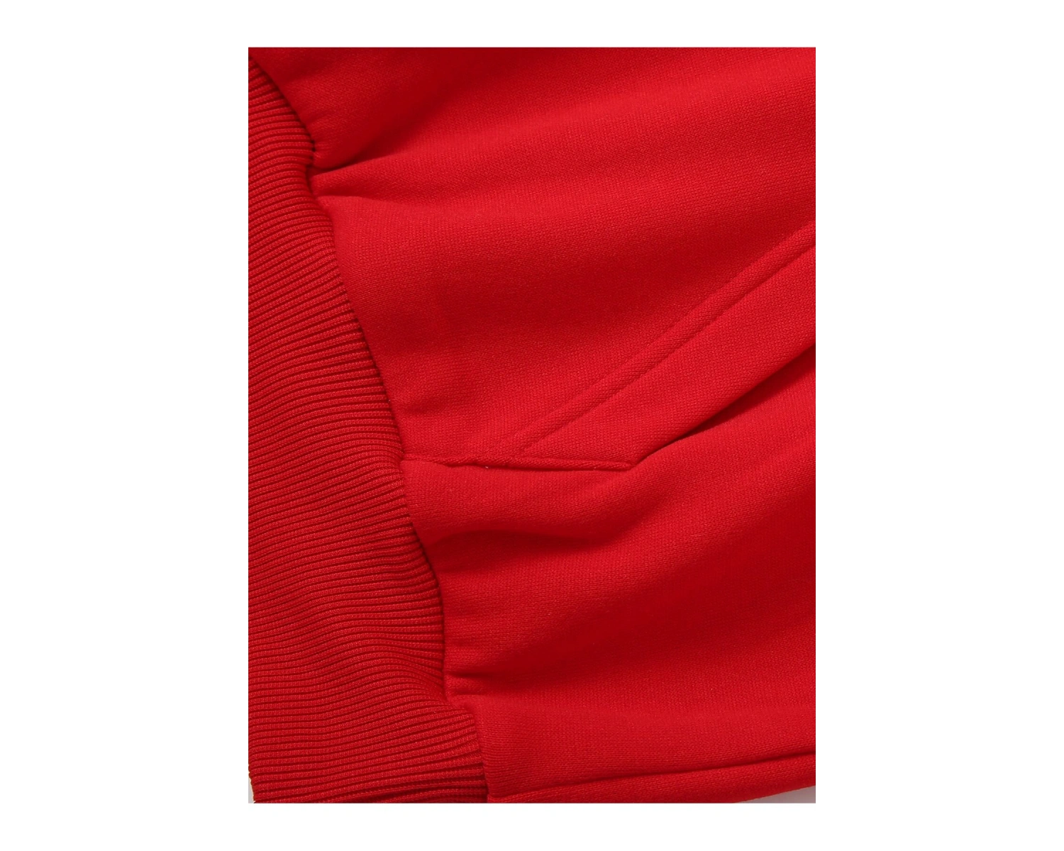 Unisex Kadın/Erkek Katı İpli Kapüşonlu Üst