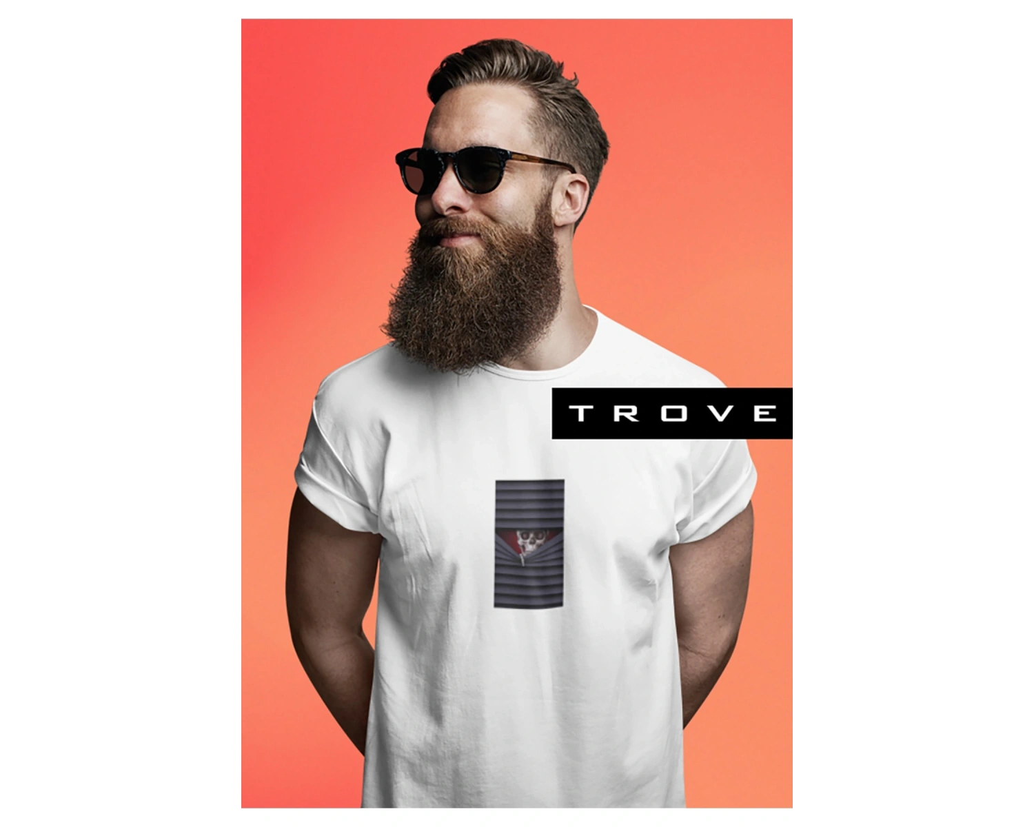 Unısex Kadın Erkek Kuru Kafa Kepenk Arası Dükkan Siyah Beyaz % 100 Pamuk Tasarım T-shirt