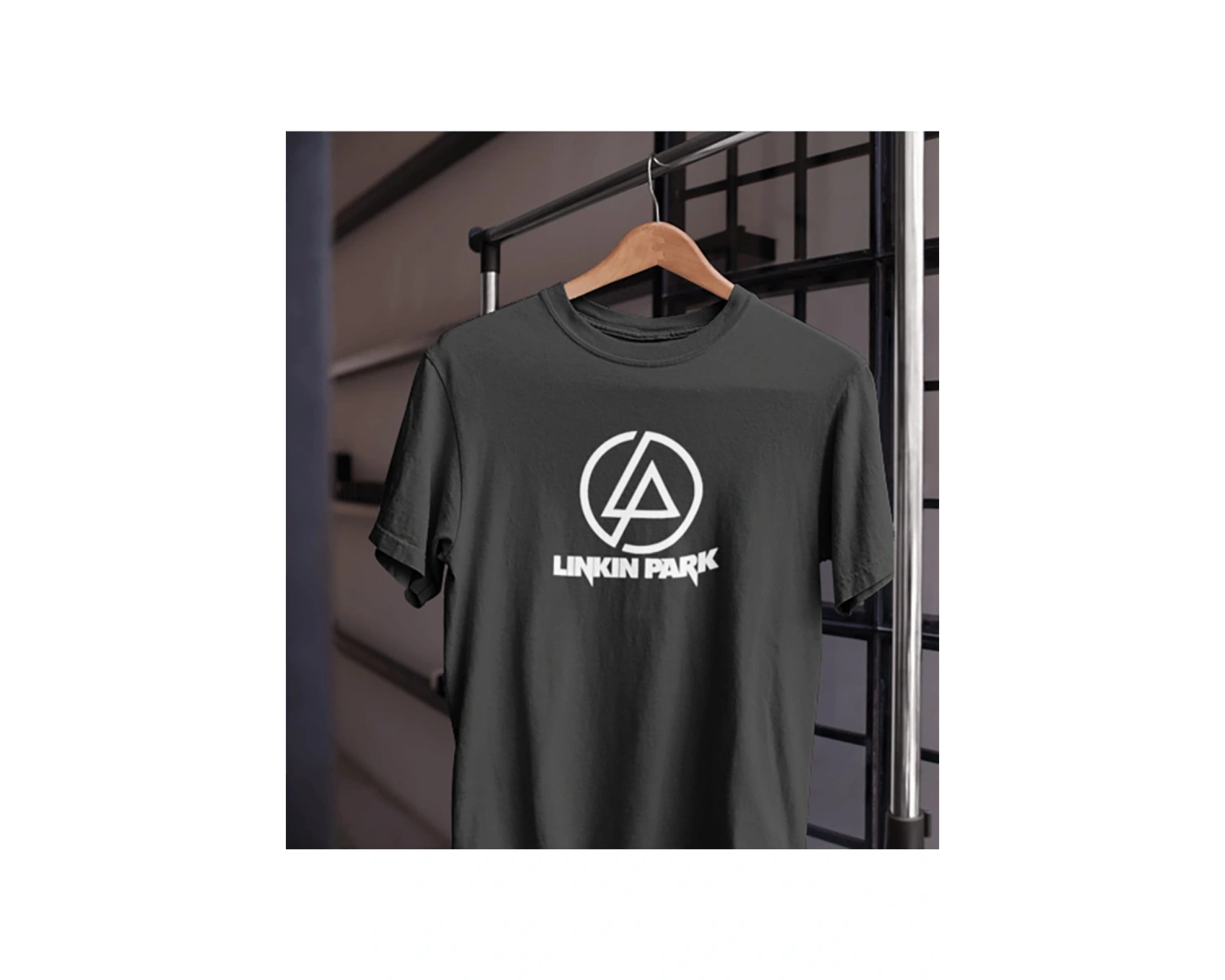 Unısex Kadın Erkek Linkin Park Rock Grup Xero Siyah Beyaz Tasarım Baskılı %100 Pamuk T-shirt