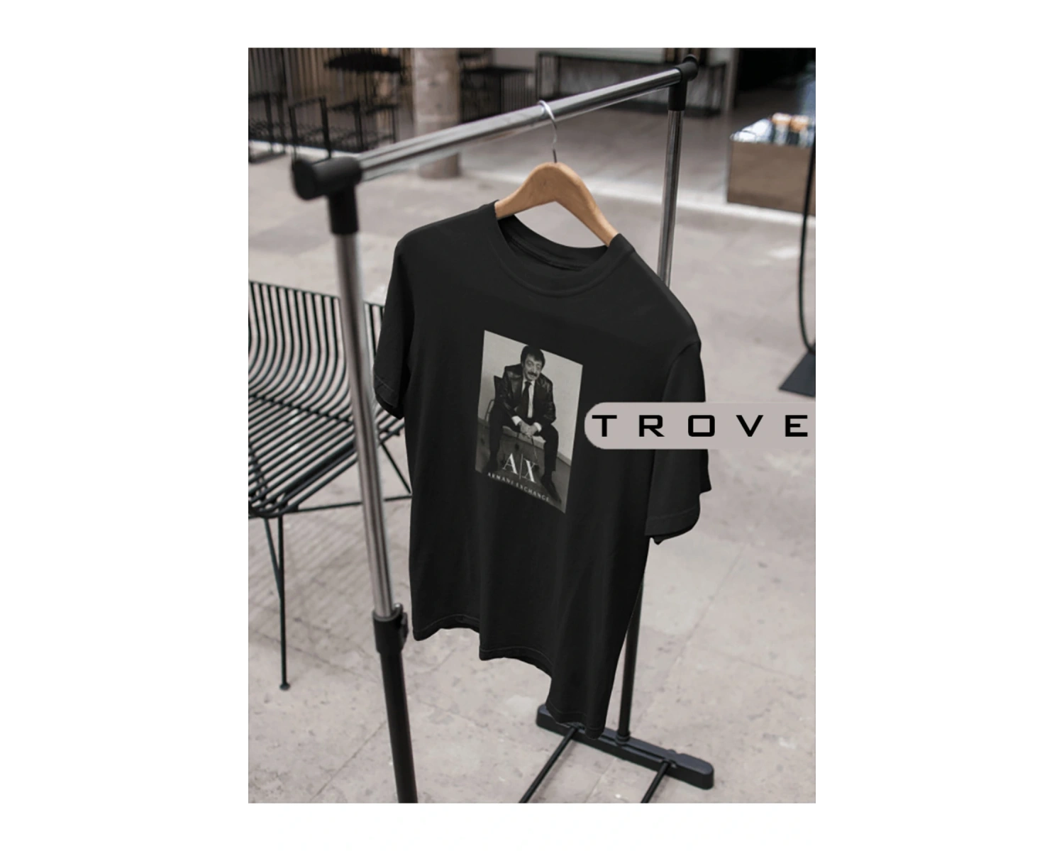 Unısex Kadın Erkek Müslüm Gürses Katalog %100 Pamuk Baskılı Siyah Beyaz T-shirt