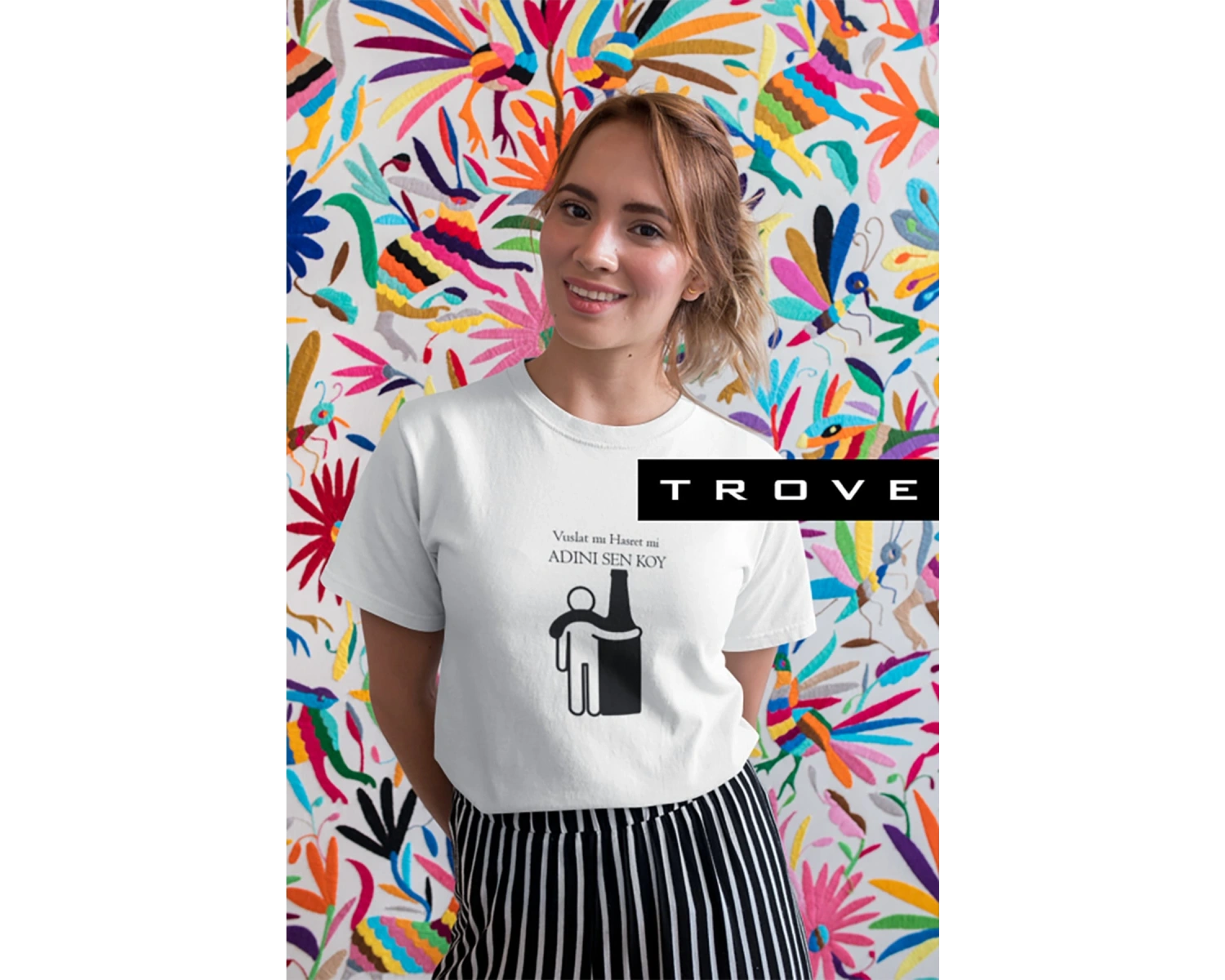 Unısex Kadın Erkek Müslüm Gürses Vuslat Hasret Dost Keder Siyah Beyaz % 100 Pamuk Tasarım T-shirt