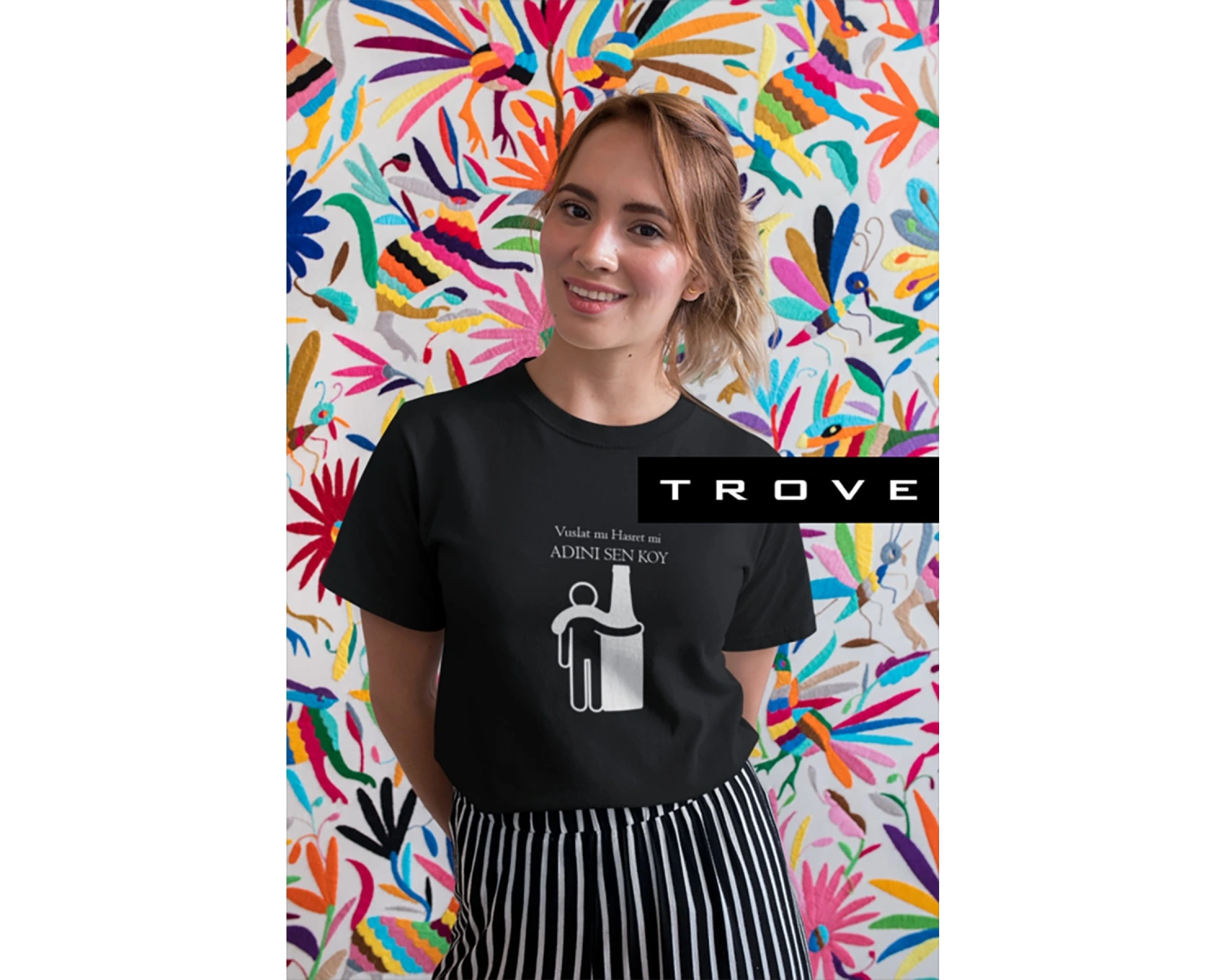 Unısex Kadın Erkek Müslüm Gürses Vuslat Hasret Dost Keder Siyah Beyaz % 100 Pamuk Tasarım T-shirt