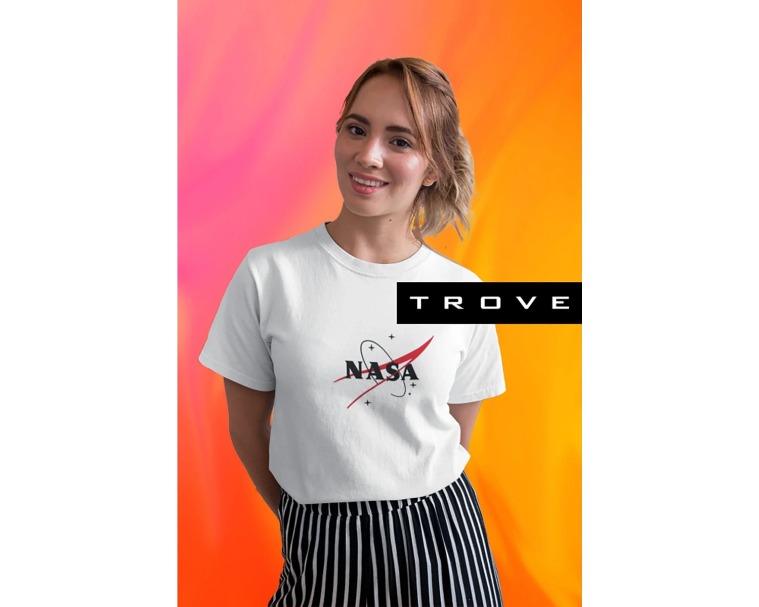 Unısex Kadın Erkek Nasa Gezegen Baskılı Siyah Beyaz % 100 Pamuk Tasarım T-shirt