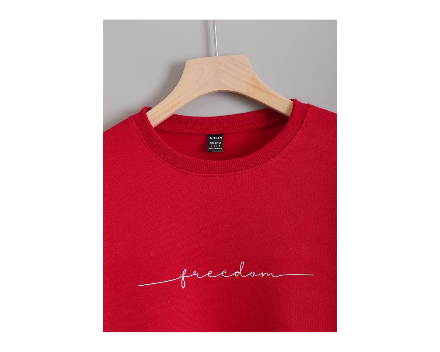 Unisex Kadın/Erkek Yazılı Baskılı Damla Omuz Sweat