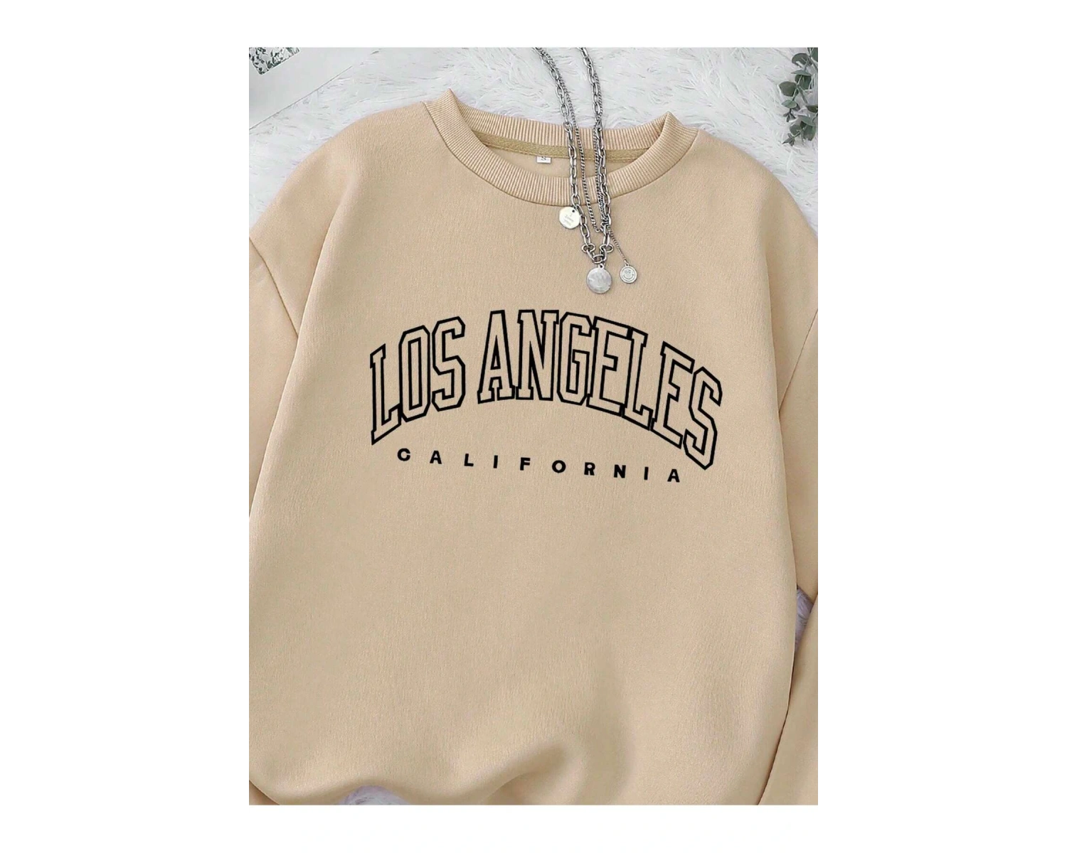 Unisex Kadın/Erkek Yazılı Grafik Sweat