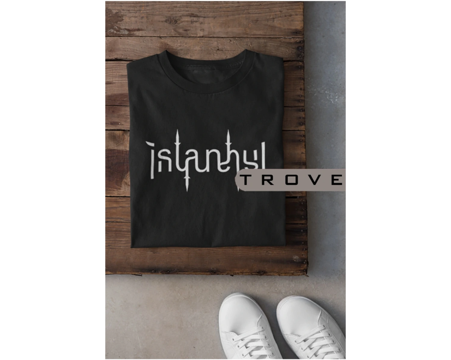 Unısex Kadın Erkek Yeditepe Istanbul Siyah Beyaz % 100 Pamuk Tasarım T-shirt