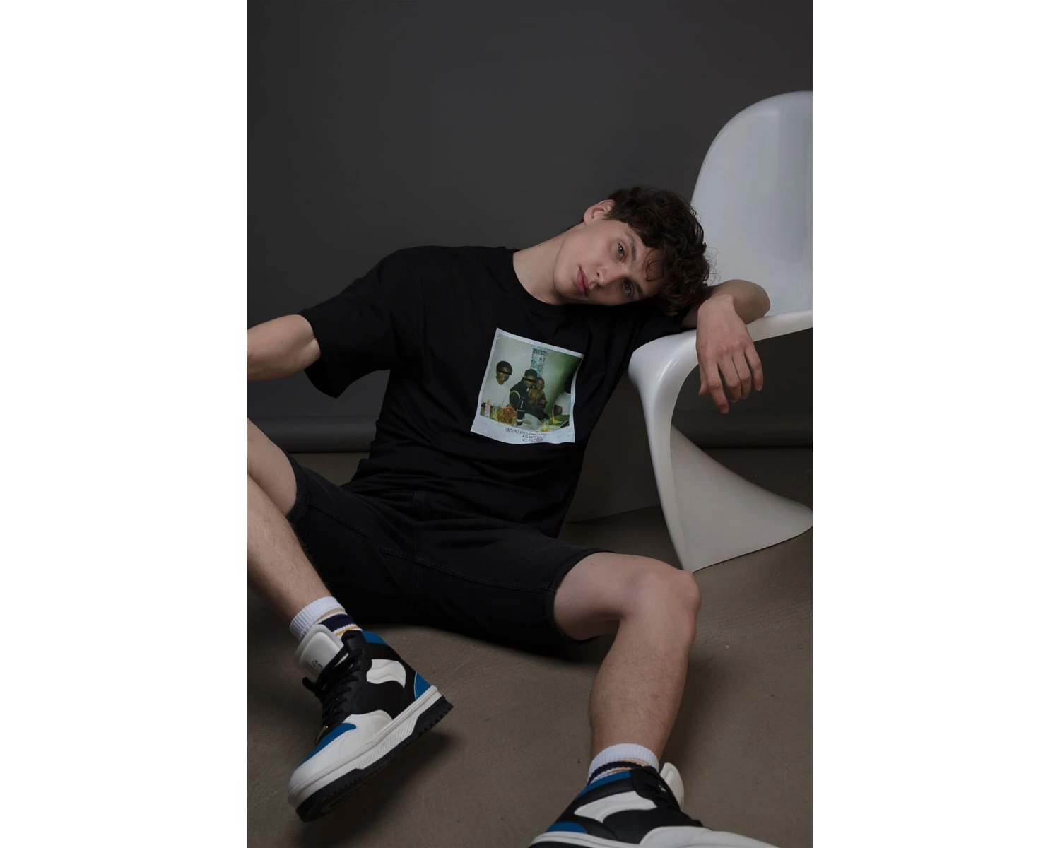 Unisex Kendrick Lamar M.a.a.d City Siyah Tshirt