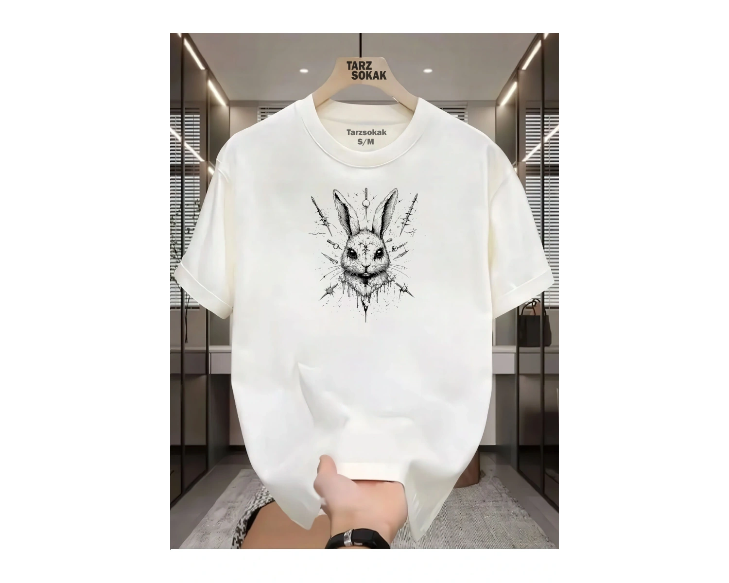 UNİSEX Kod 2 Rabbit T-shirt