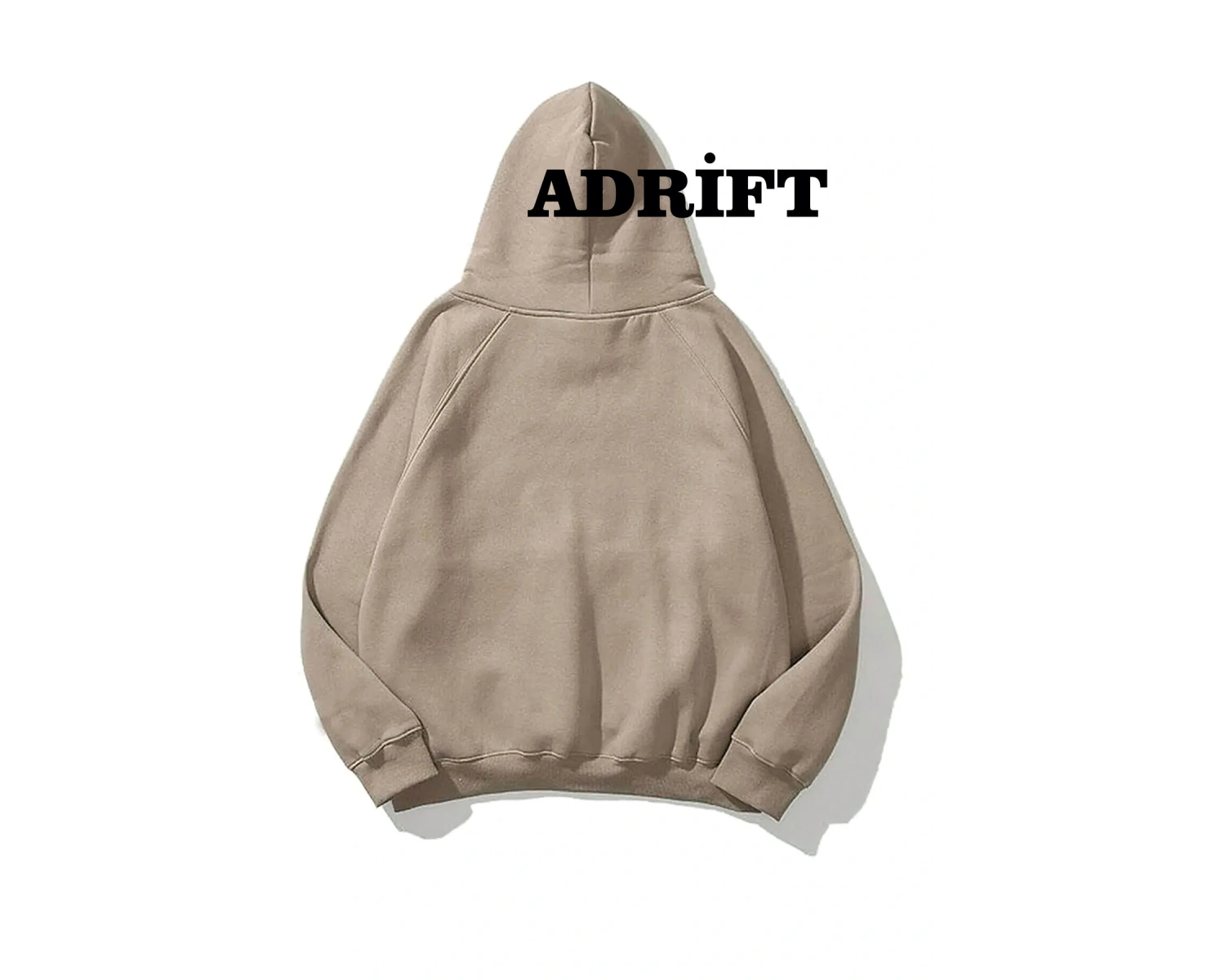 Unisex Kudüs Çığlık Sweatshirt Hoodie Kapşonlu Bej