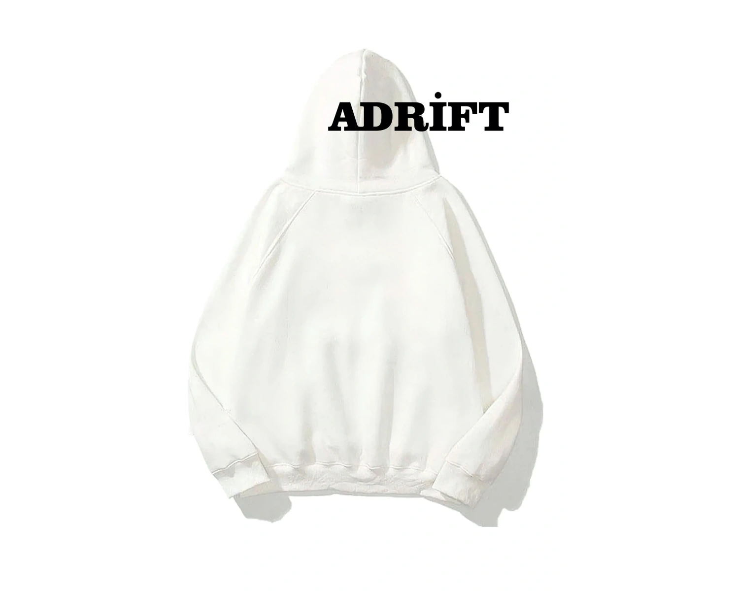 Unisex KudüsSweatshirt Hoodie Kapşonlu Beyaz