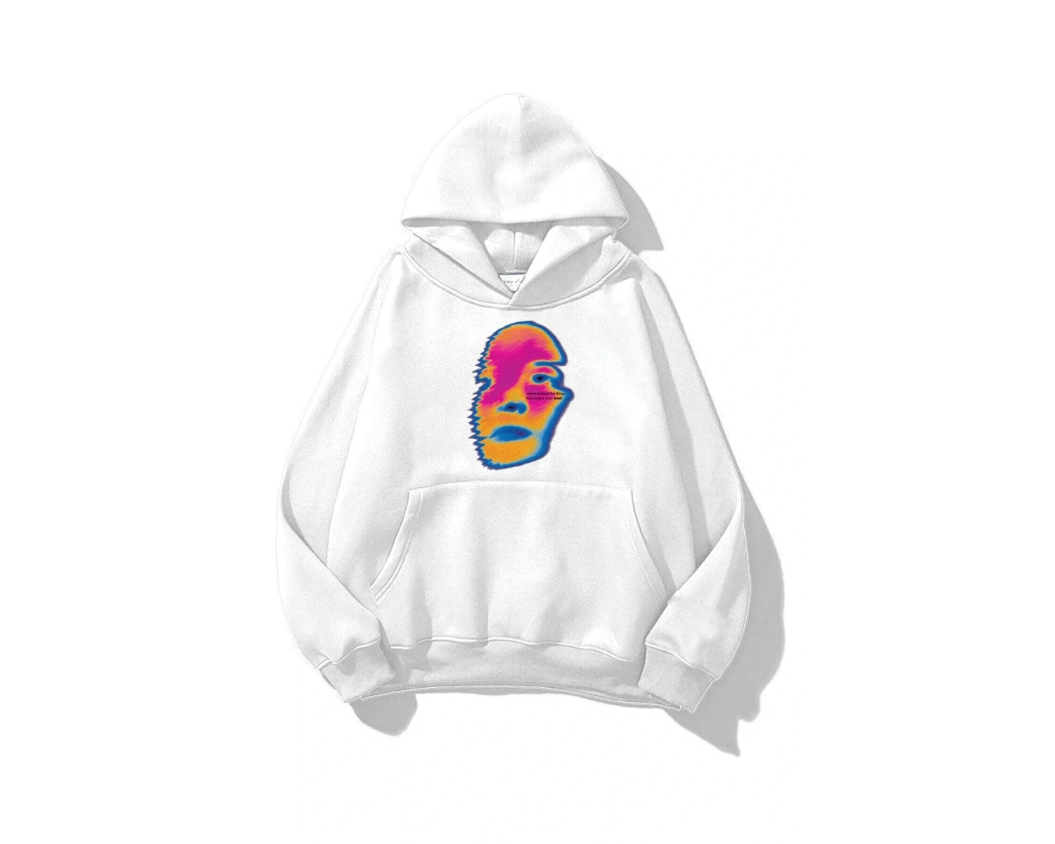 Unisex Leave Behind Sweatshirt Beyaz