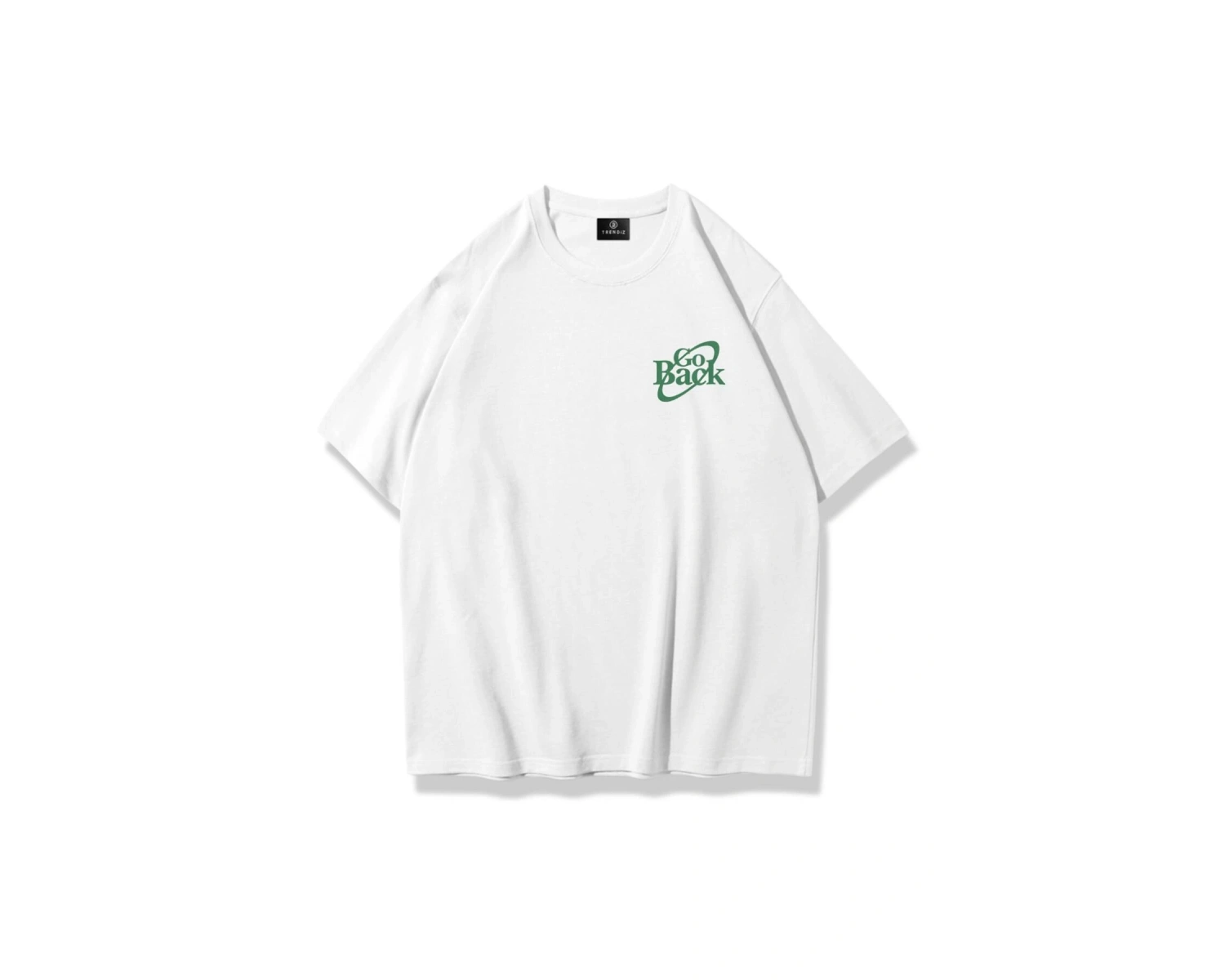 Unisex Lets Go Back Tshirt Beyaz