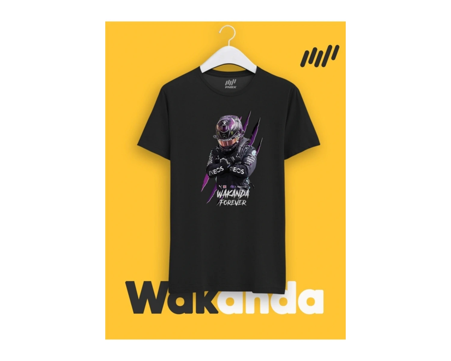 Unisex Lewis Hamilton Wakanda Forever T-shirt