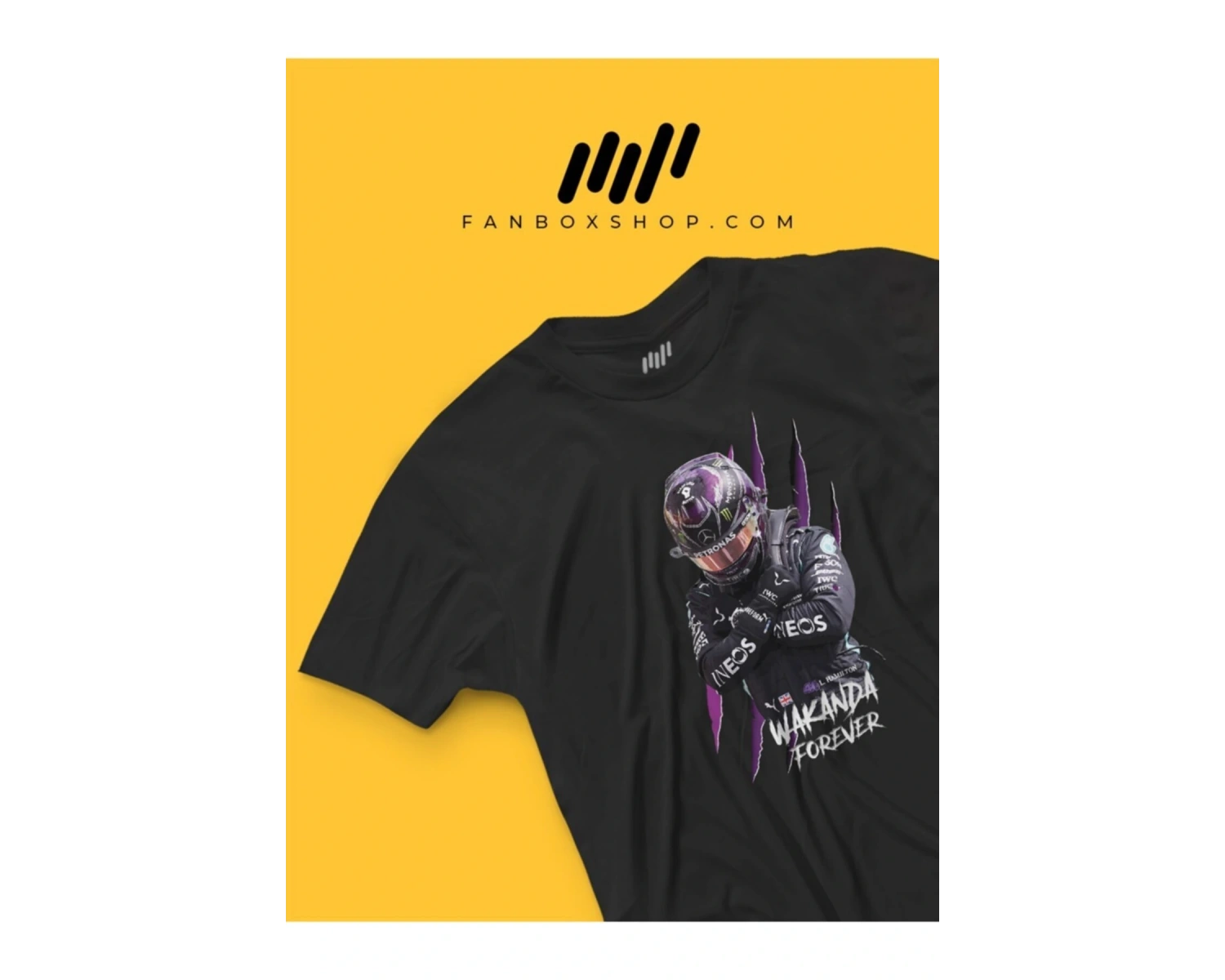 Unisex Lewis Hamilton Wakanda Forever T-shirt