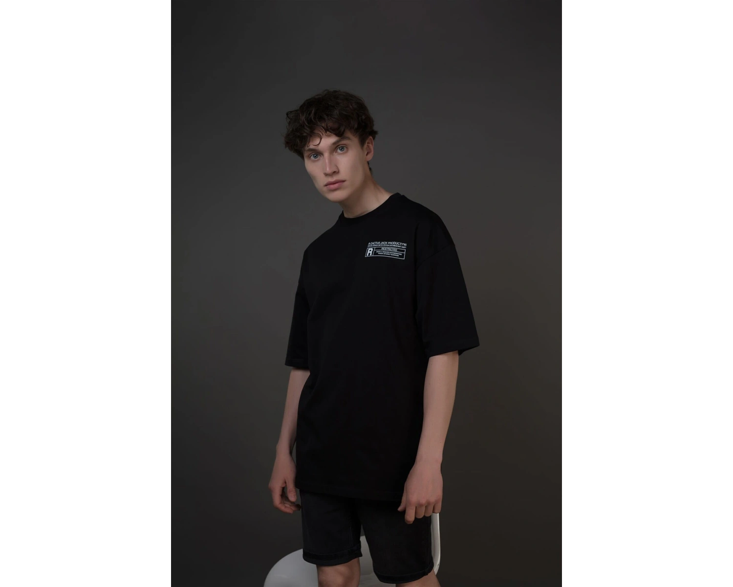 Unisex Look Mom I Can Fly Renkli Siyah Tshirt