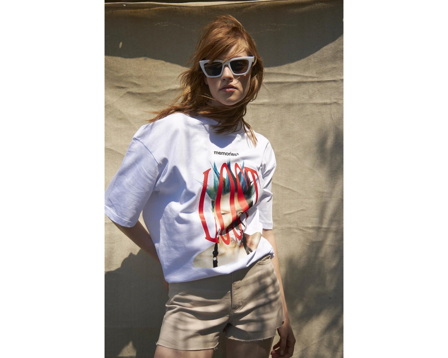 Unisex Lost Memories Tshirt Beyaz