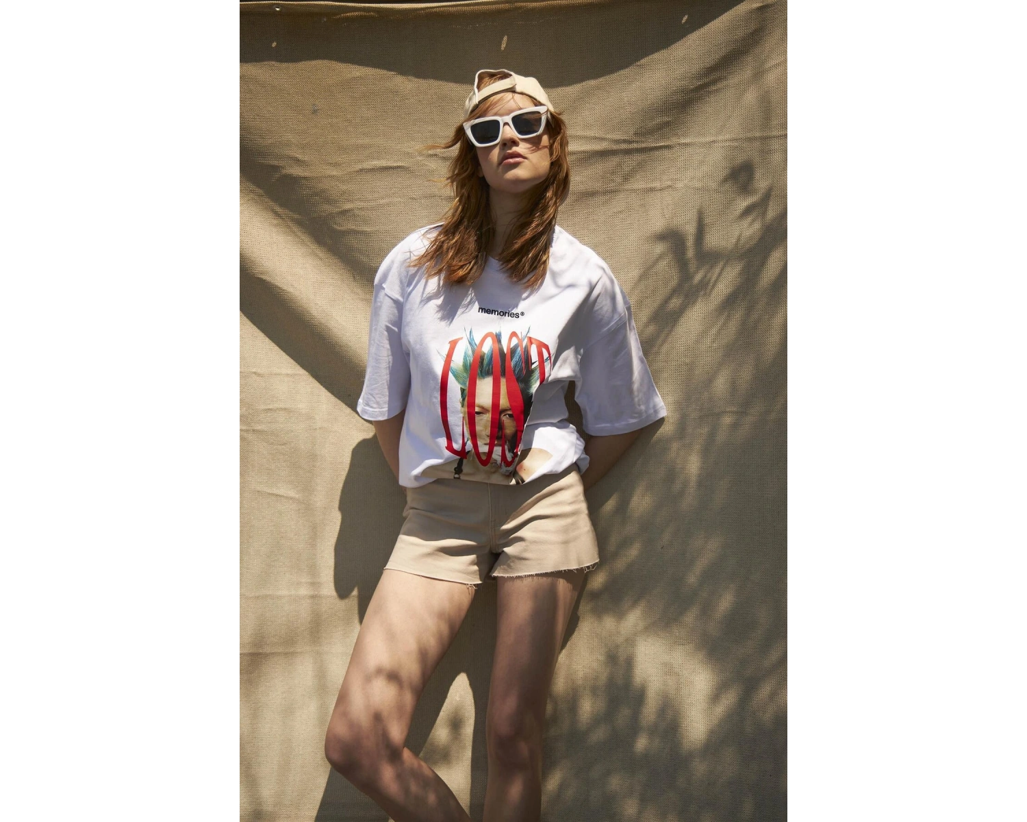 Unisex Lost Memories Tshirt Beyaz