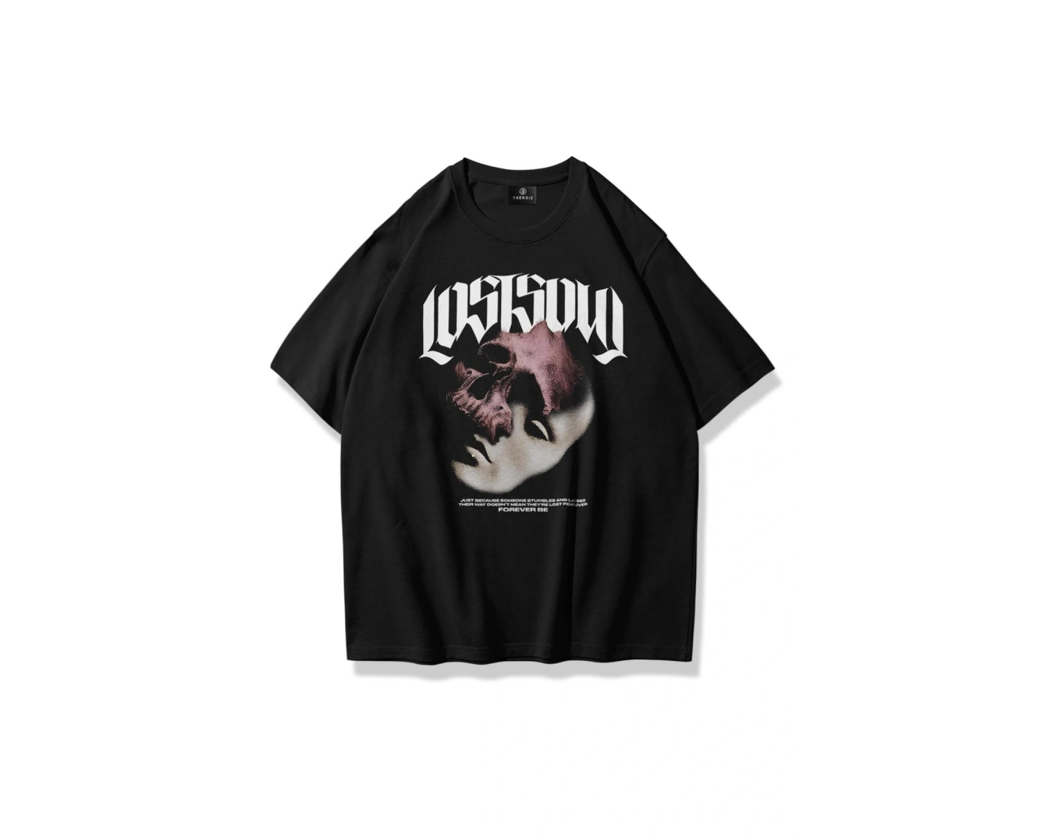 Unisex Lost Soul Tshirt Siyah