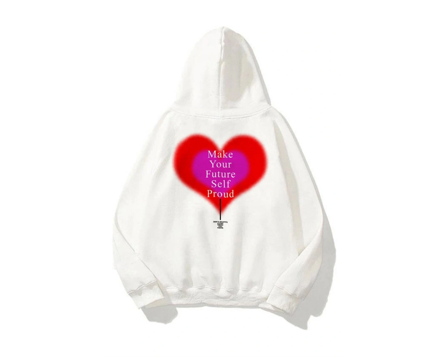 Unisex Make Your Future Sweatshirt Hoodie Beyaz