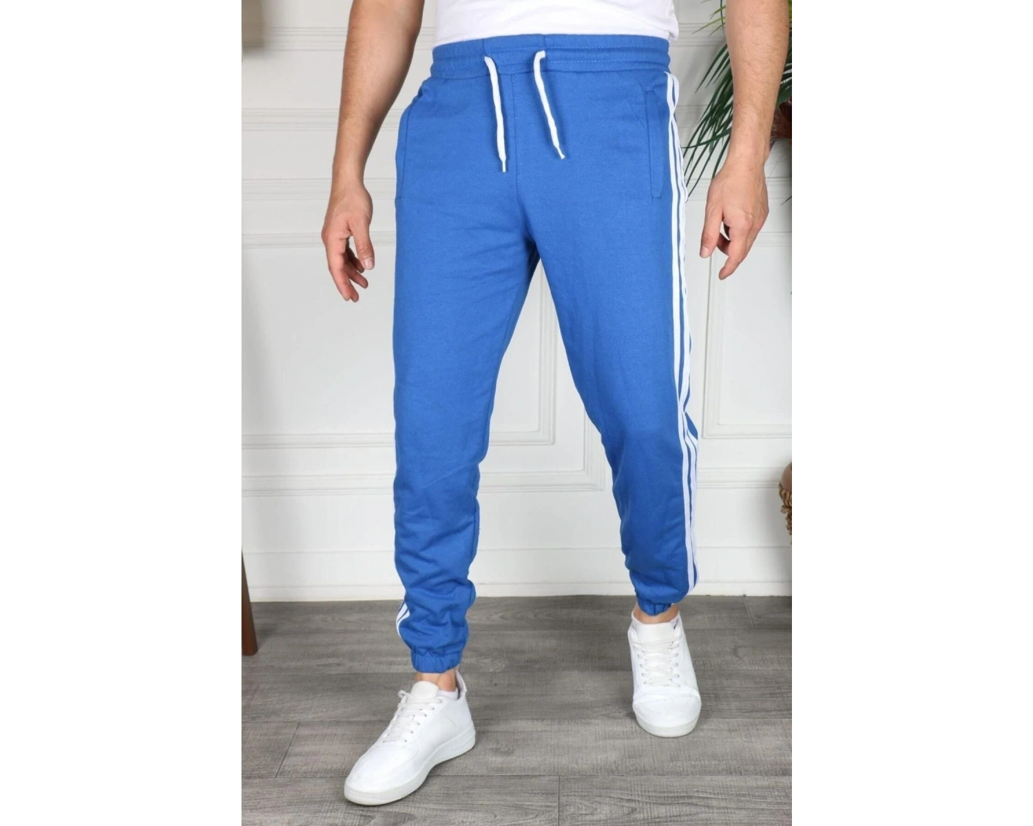 Unısex Mavi Renk Eşofman Altı