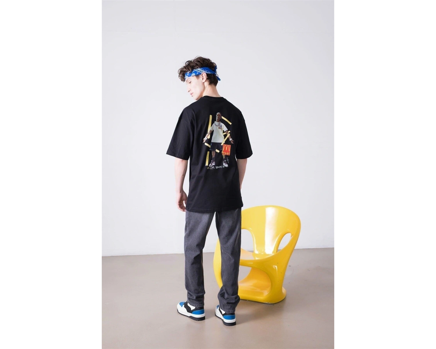 Unisex Mc Crew Cactus Jack Siyah Tshirt