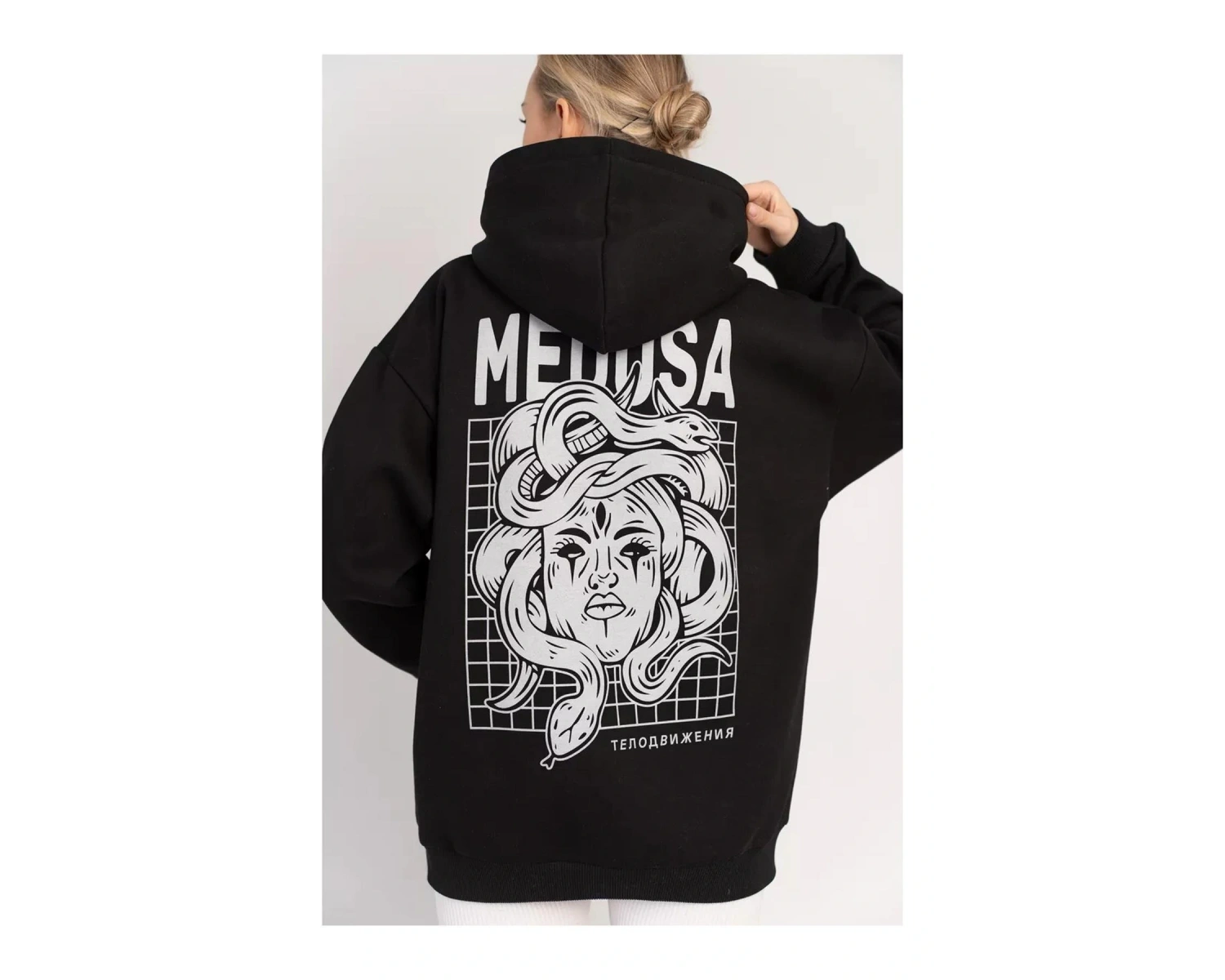 Unisex Medusa Sweatshirt Beyaz