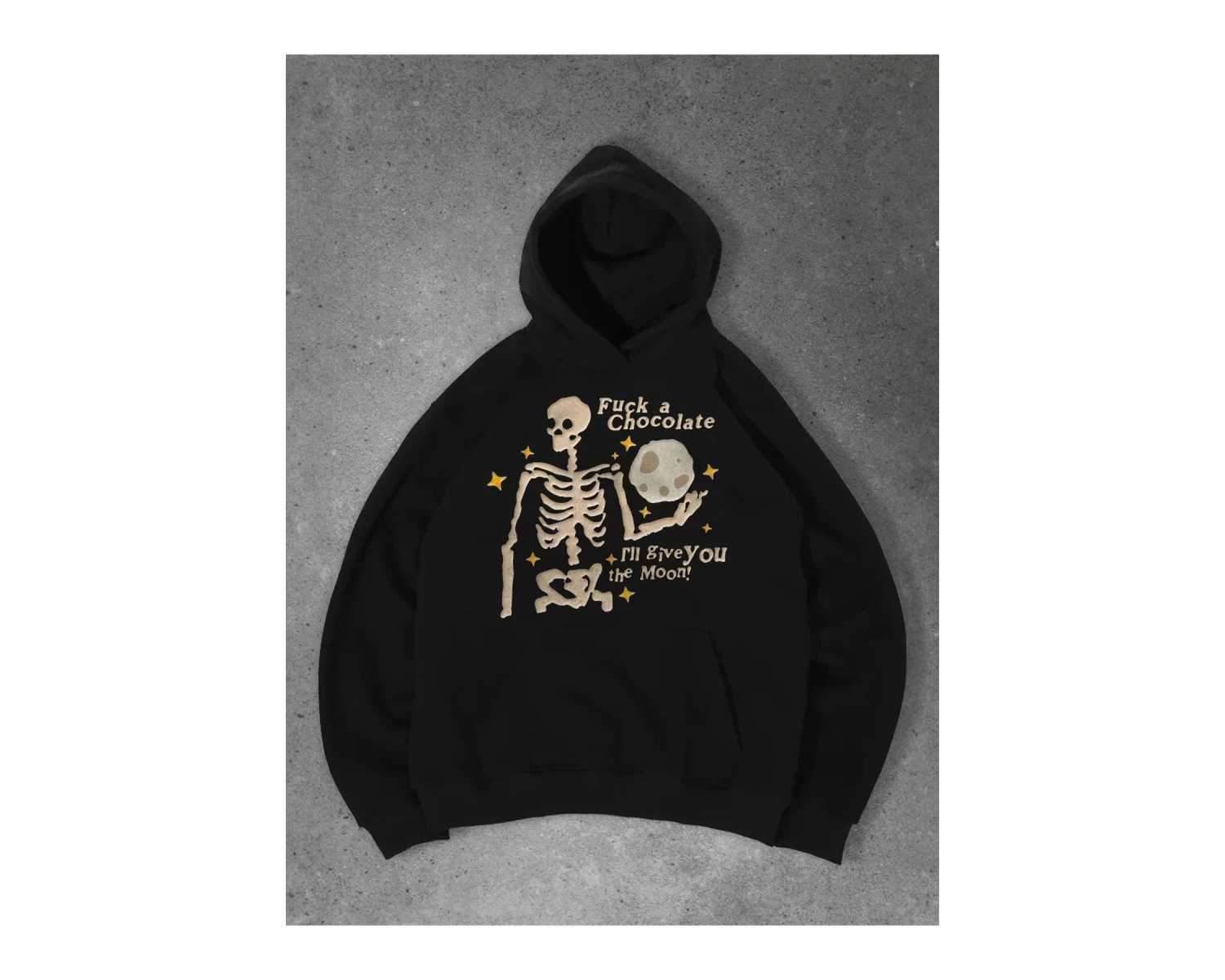 Unisex No Time Left Sweatshirt Hoodie Siyah