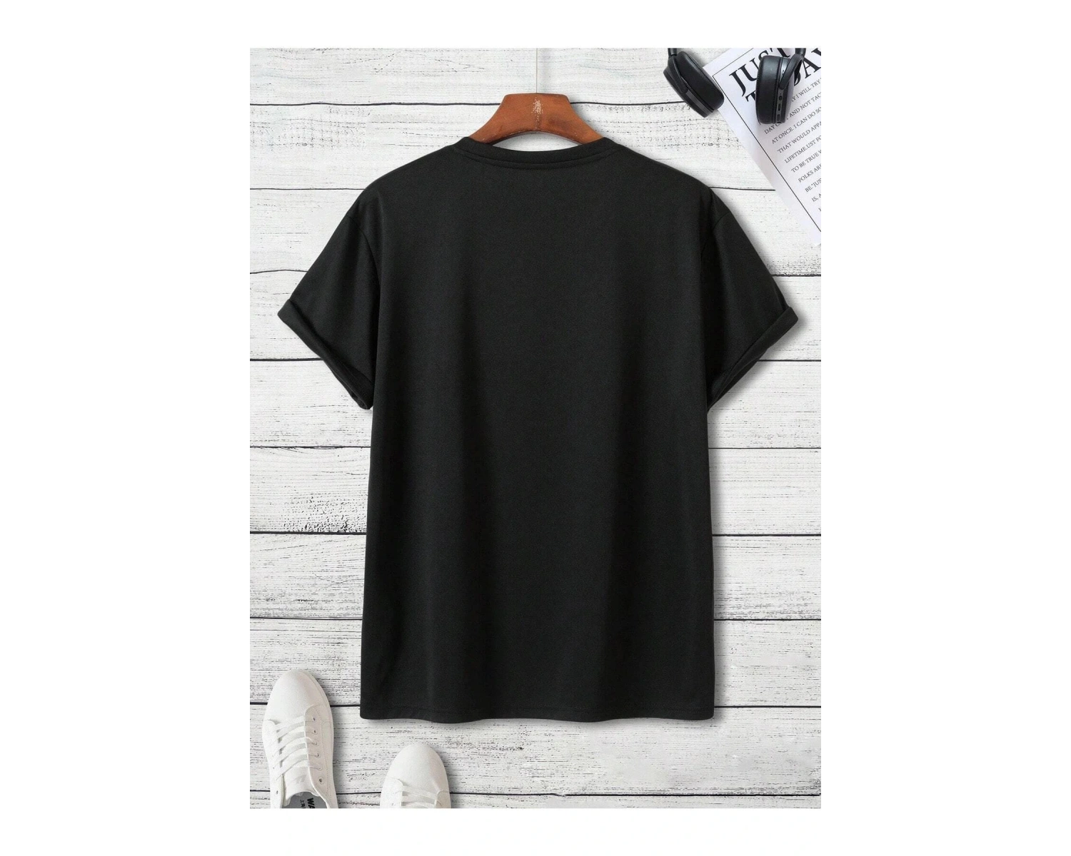 Unisex Oversize Eyfel Kulesi Baskılı T-shirt