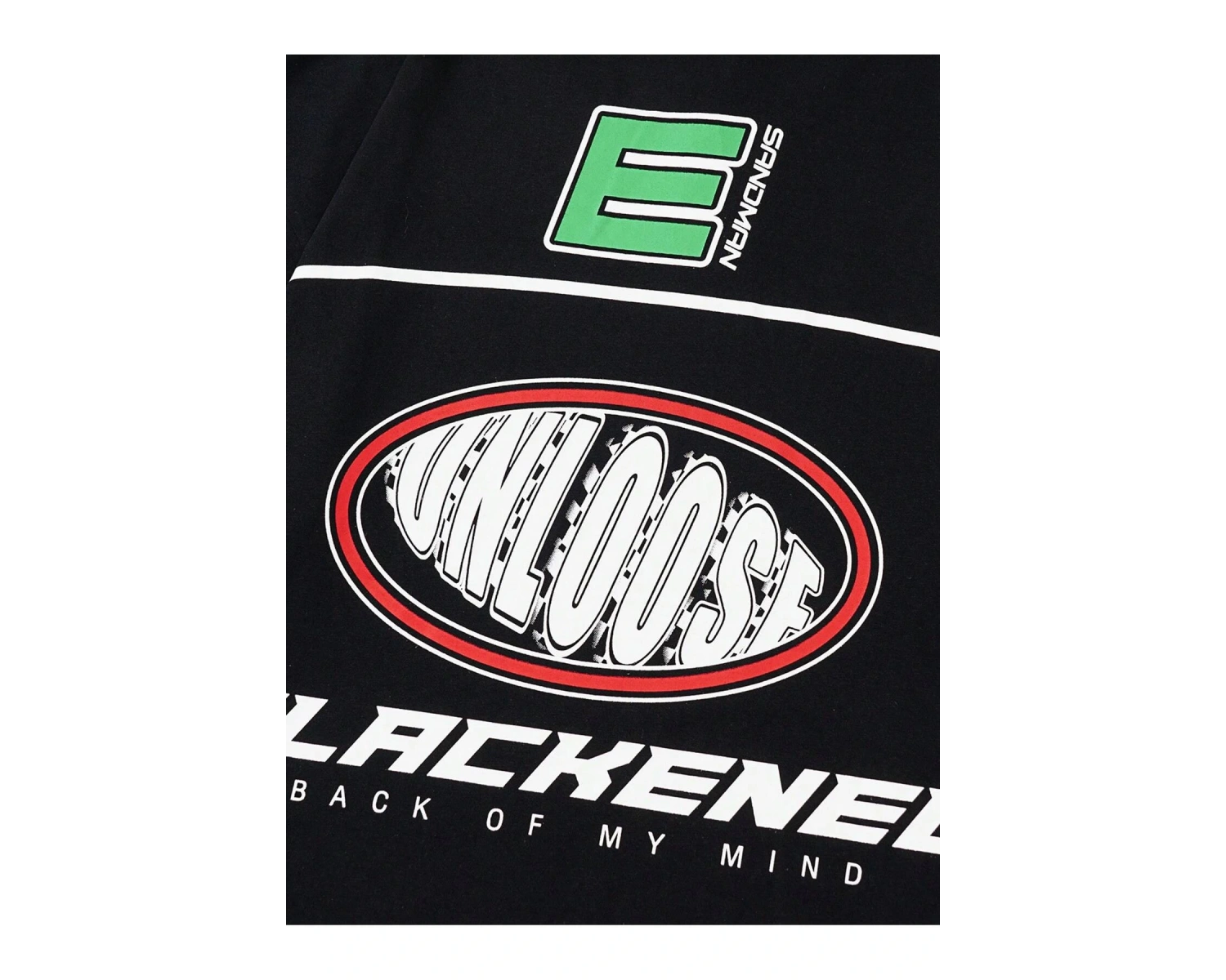 Unisex Oversize Kalıp Sloganlı Grafik Harajuku Style