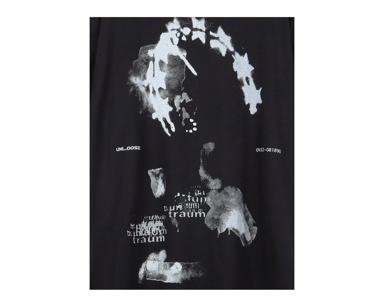 Unisex Oversize Kalıp Yıldız & Slogan Grafikli Harajuku Style