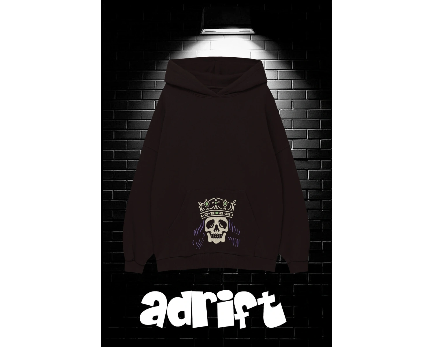 Unisex Oversize Kapüşonlu Kanguru Cepli Get High Stay High Baskılı Sweatshirt Hoodie Beyaz