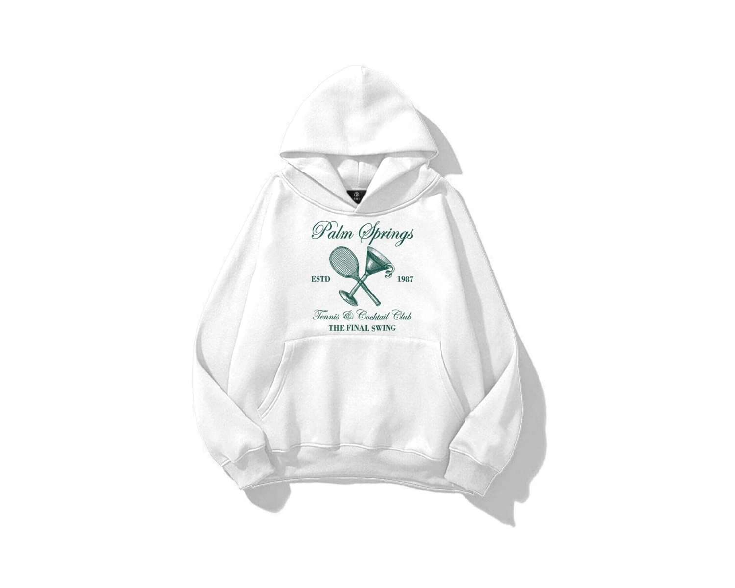 Unisex Palm Springs Sweatshirt Beyaz