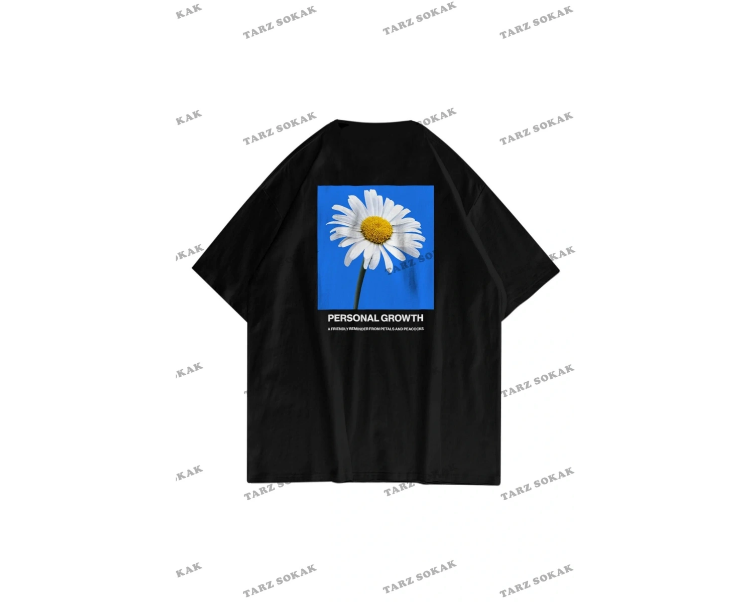 Unisex Papatya Siyah