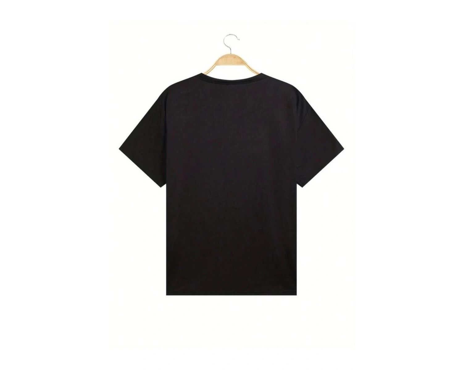 Unisex Paris Çizgi Baskılı Oversize %100 Pamuk