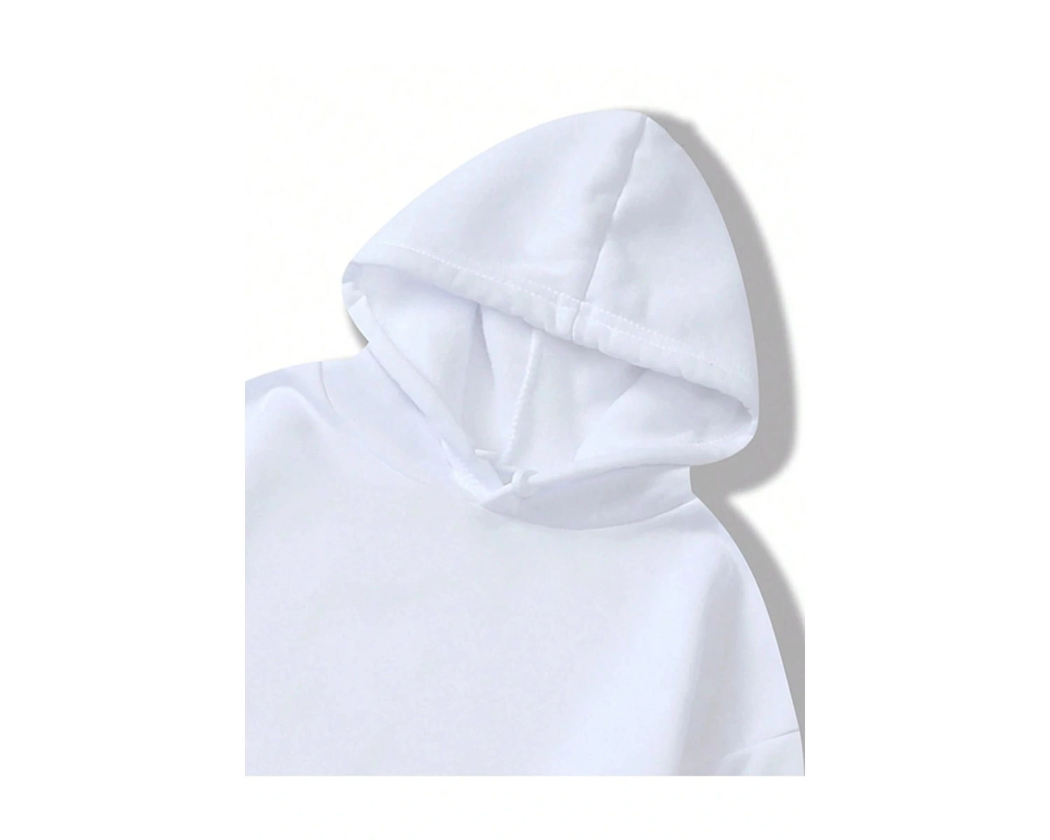 Unisex Pembe Sweatshirt Yeni Beyaz