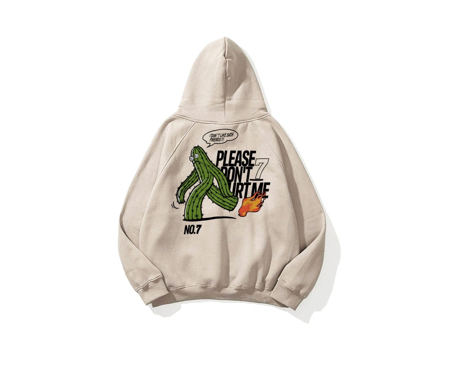 Unisex Please Dont Hurt Me Sweatshirt Hoodie Gri