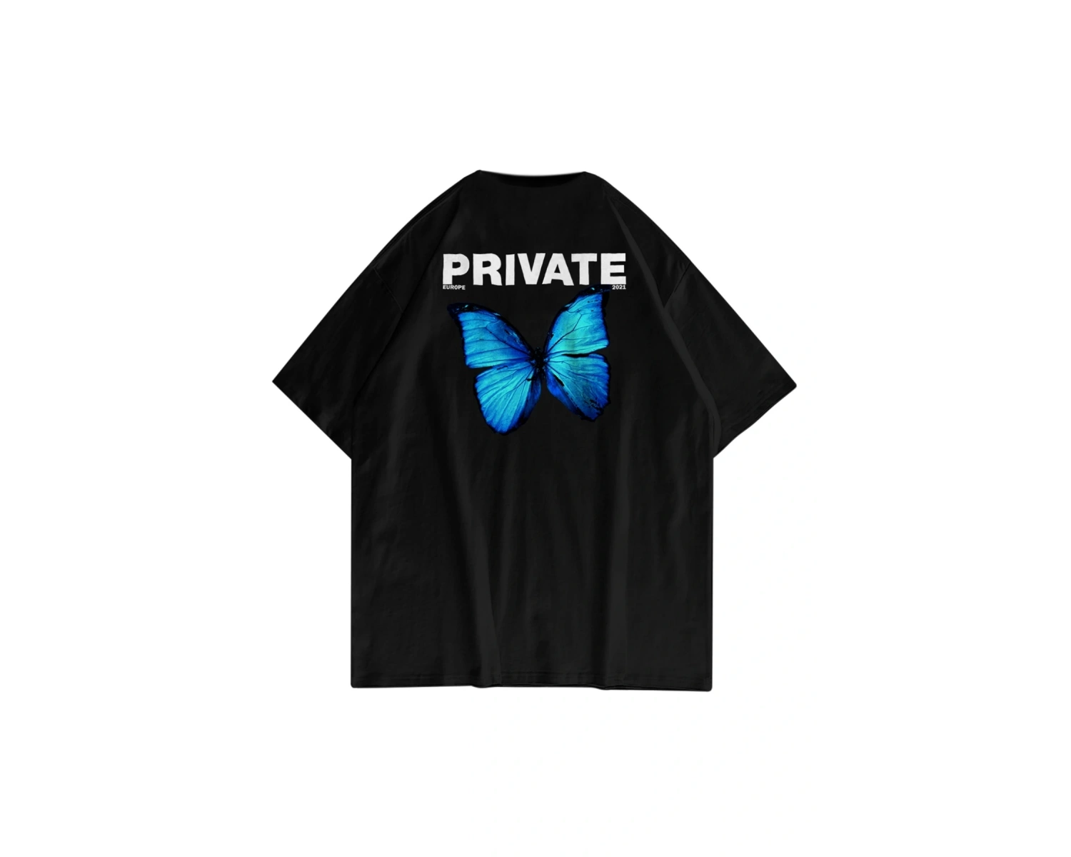 Unisex Private Siyah Tshirt