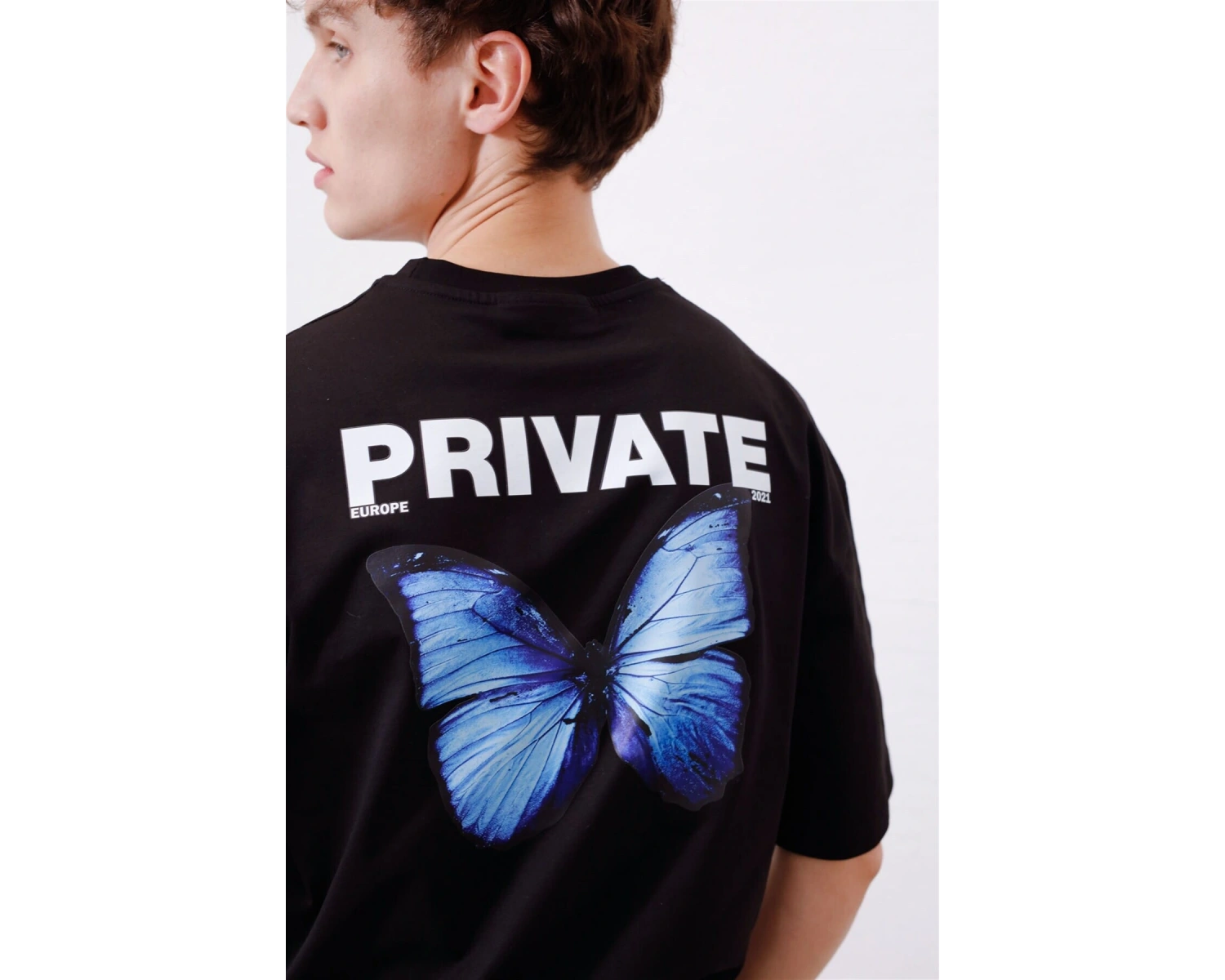 Unisex Private Siyah Tshirt