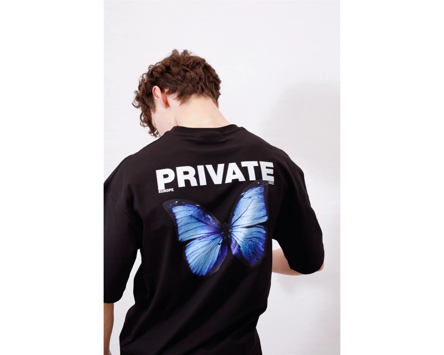 Unisex Private Siyah Tshirt