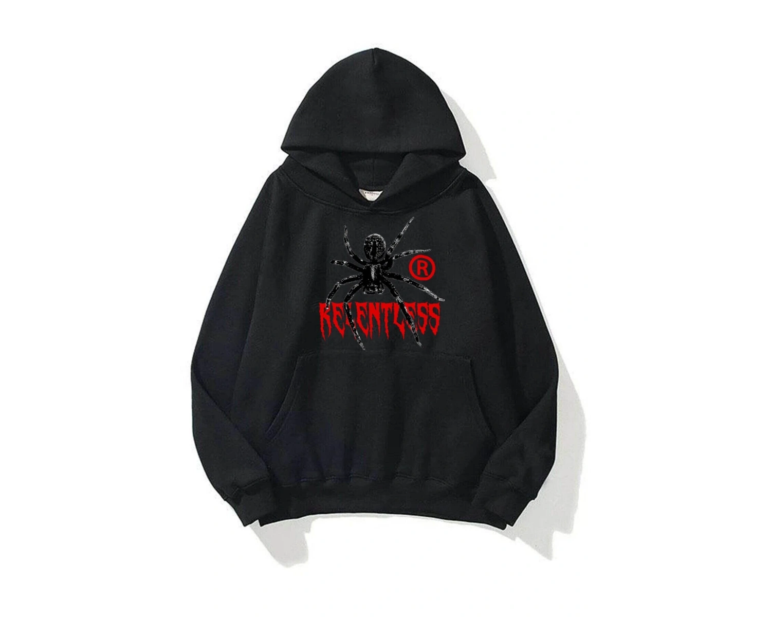 Unisex Relentless Sweatshirt Hoodie Siyah