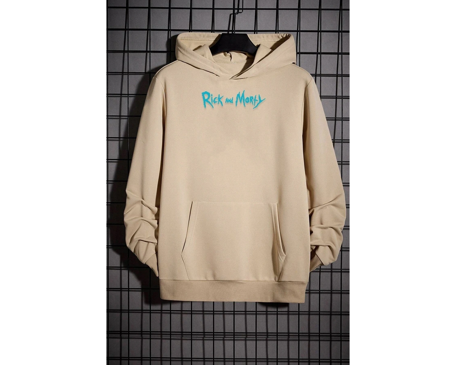 Unisex Rick And Morty Baskılı Sweatshirt TY-siyah-rickmorty