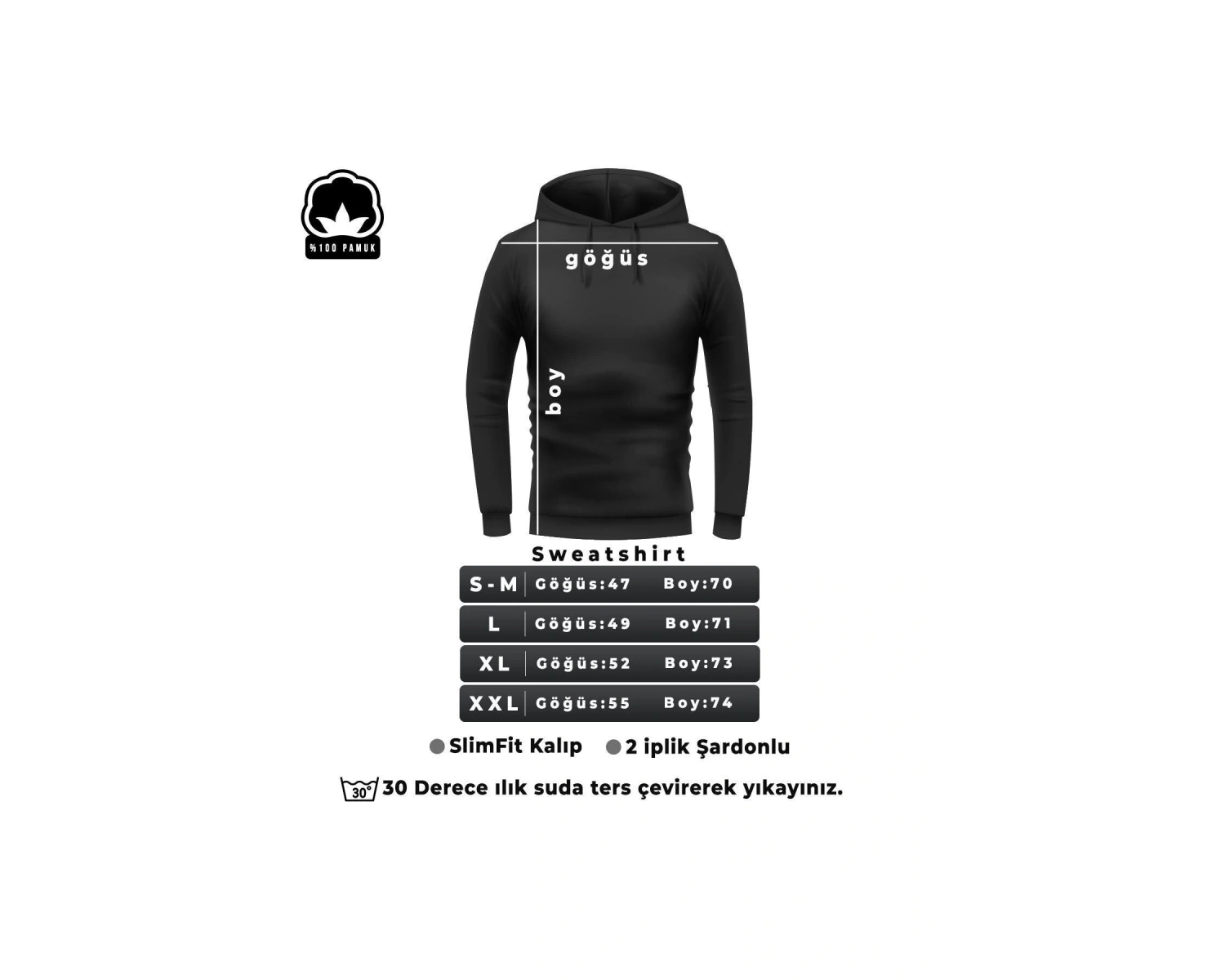 Unisex Rick And Morty Baskılı Sweatshirt TY-siyah-rickmorty