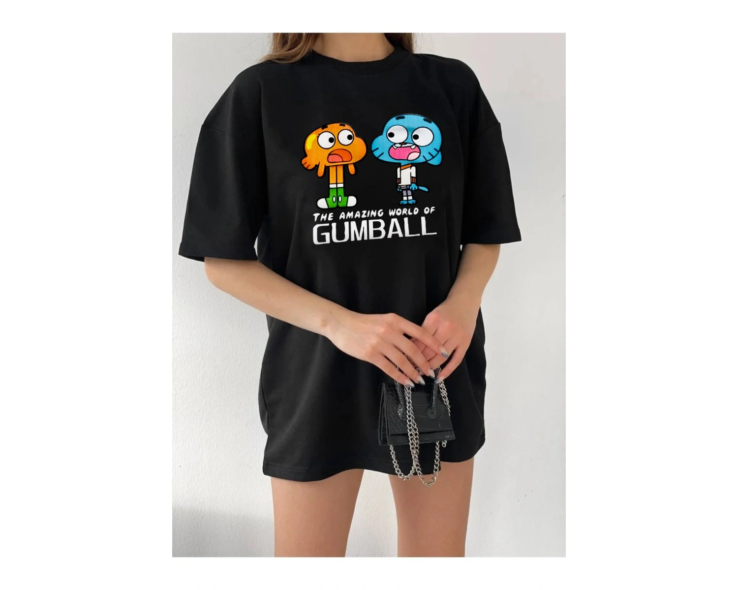 Unisex Şanslı Dragon Rahat Kesim Oversize T-shirt