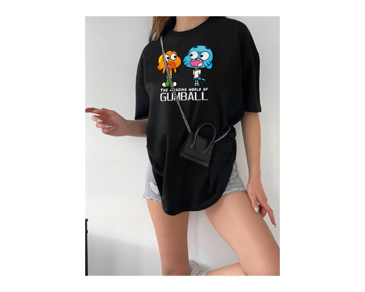 Unisex Şanslı Dragon Rahat Kesim Oversize T-shirt