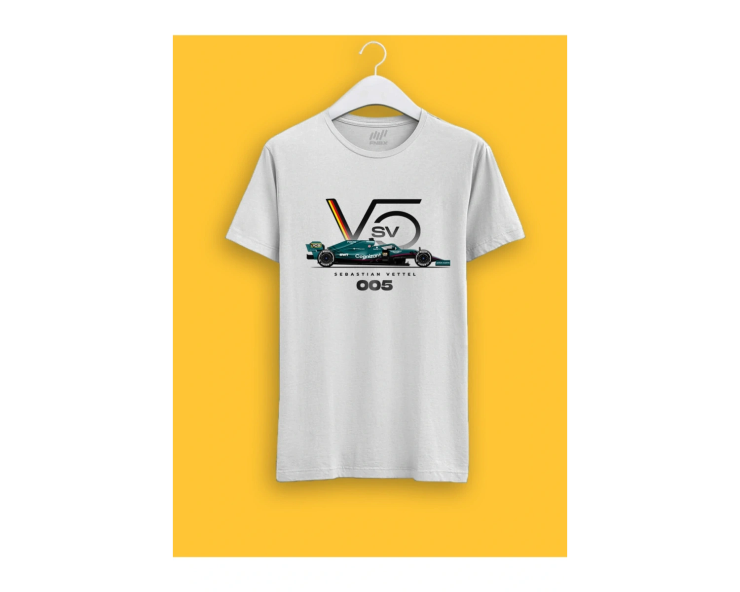 Unisex Sebastian Vettel  F1 Team Logo T-shirt