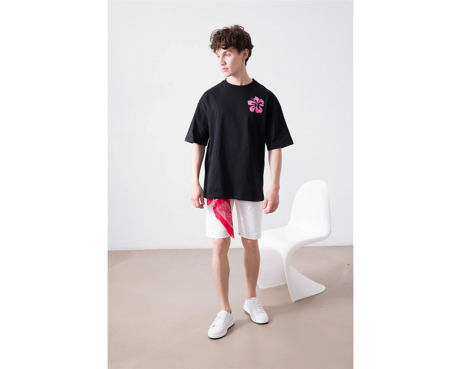 Unisex Siesta Beach Beyaz Tshirt