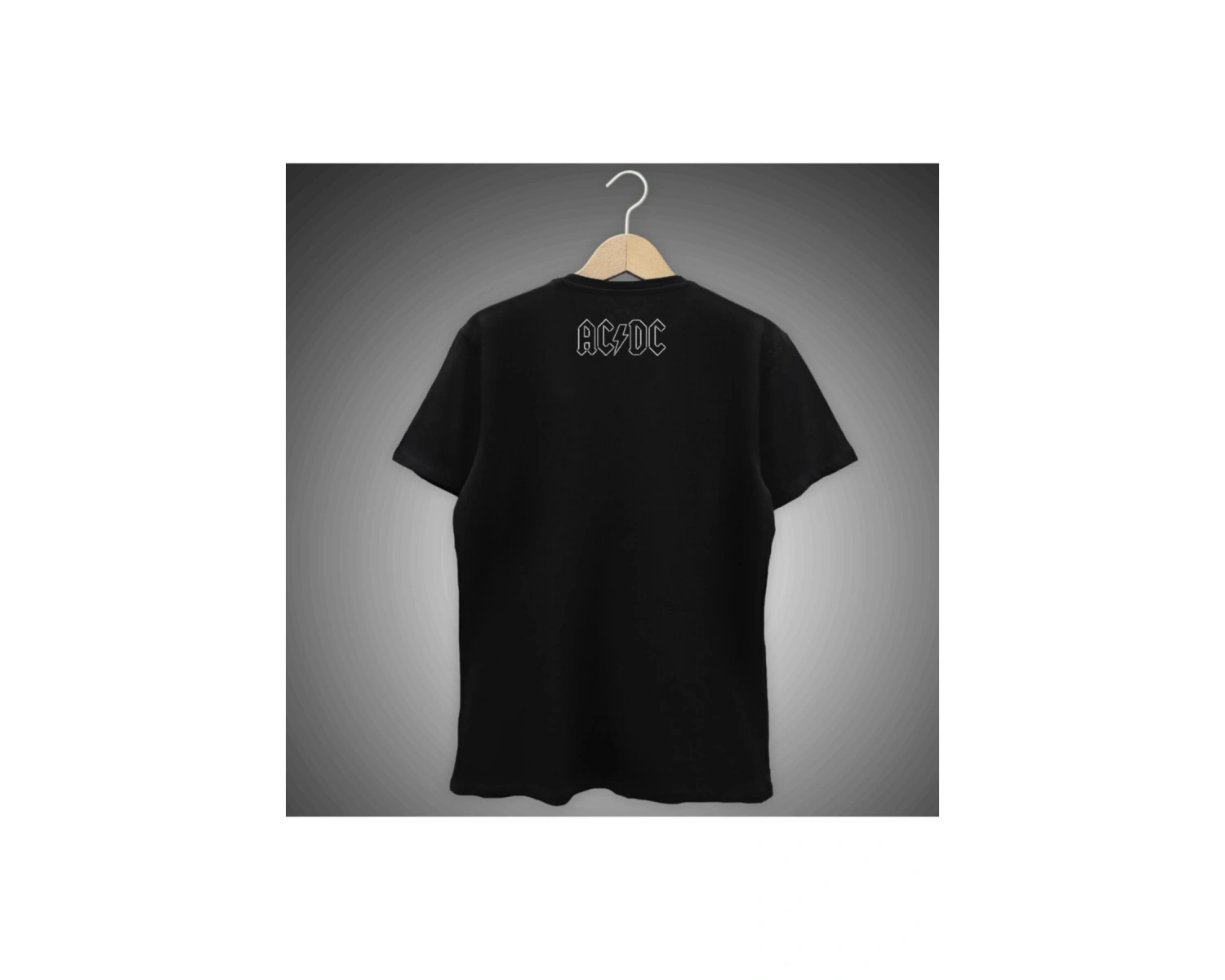 Unisex Siyah Acdc Back In Black Tişört