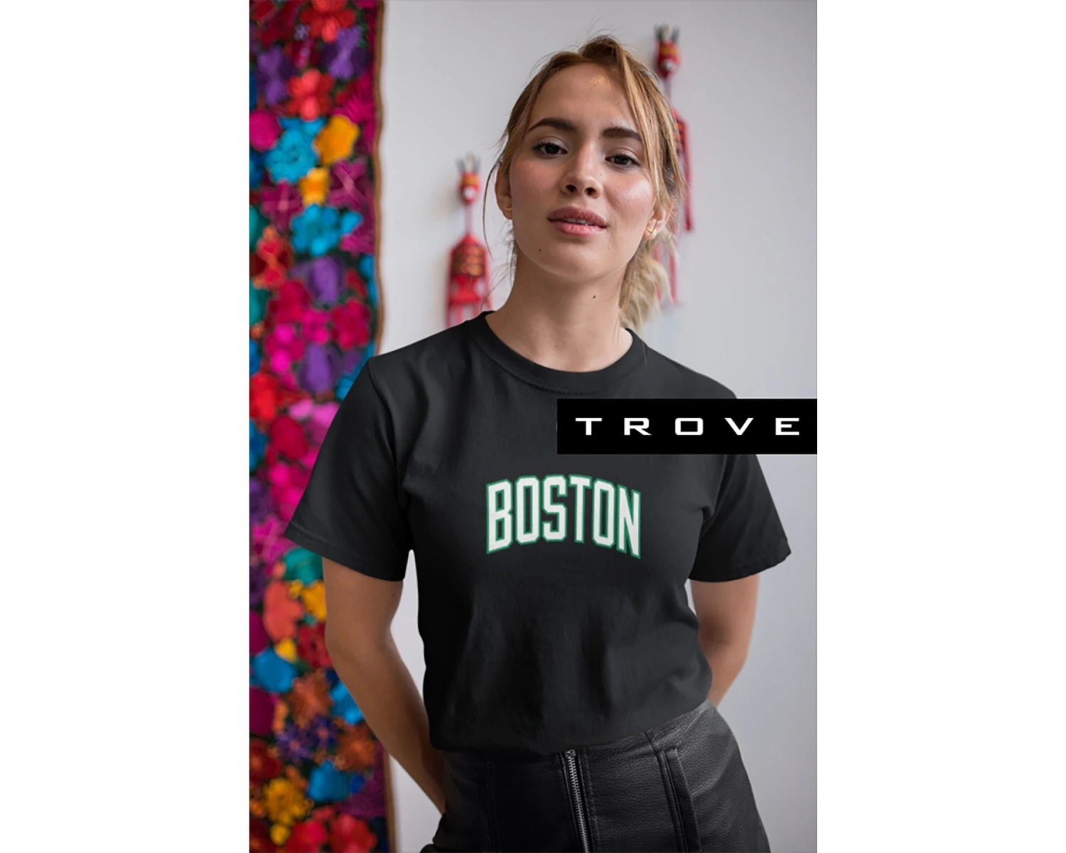 Unısex Siyah Beyaz Boston Baskılı Celtics % 100 Pamuk Tasarım T-shirt